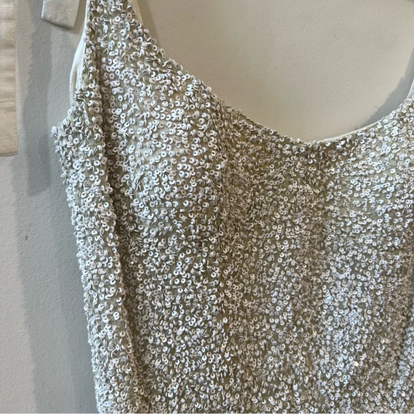 Markarian Veronica Sequined Dress White size 0 - Picture 5 of 14